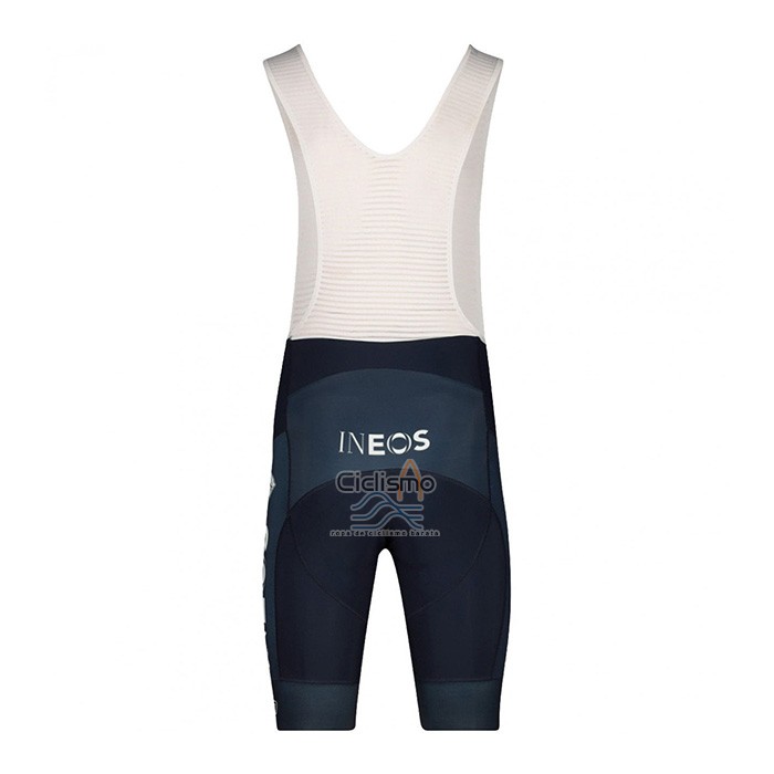 Ineos Grenadiers Ropa Ciclismo Culotte Corto 2022 Mangas Cortas Rojo Azul